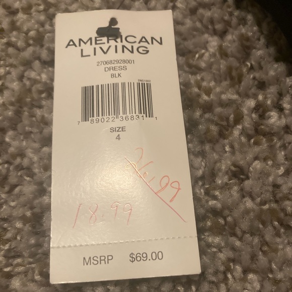 NWT American Living Chic Mini Dress Formal Size 4 - Picture 4 of 5